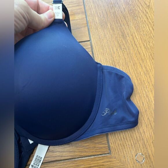 Victoria’s Secret Lot of Sexy Navy 38C Push Up Bra and Size XL Panty Bu - Picture 7 of 7